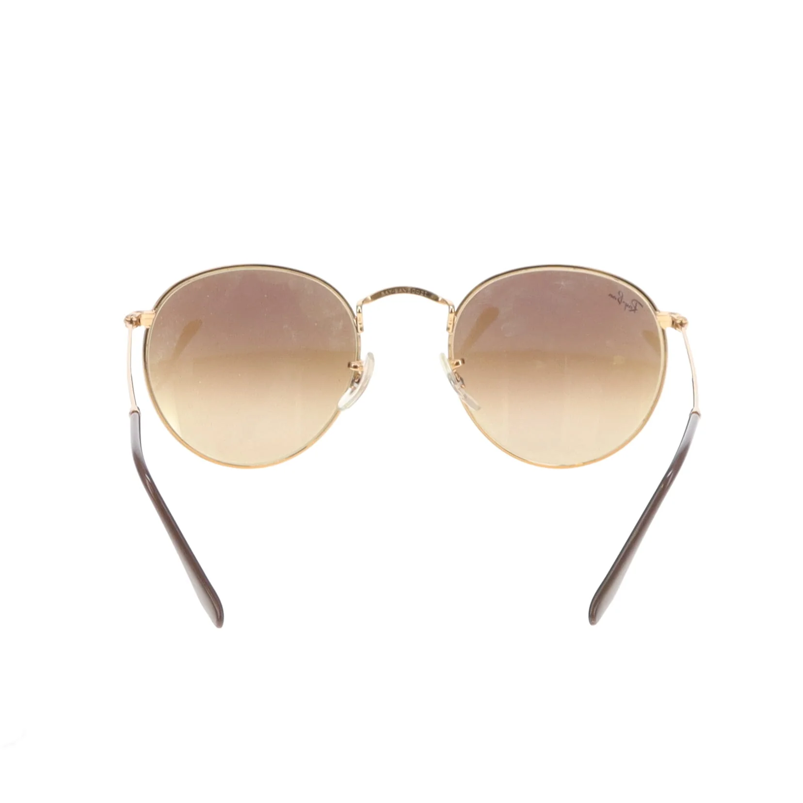 Ray-Ban Round Metal Sunglasses Mirrored Lens - Image 6