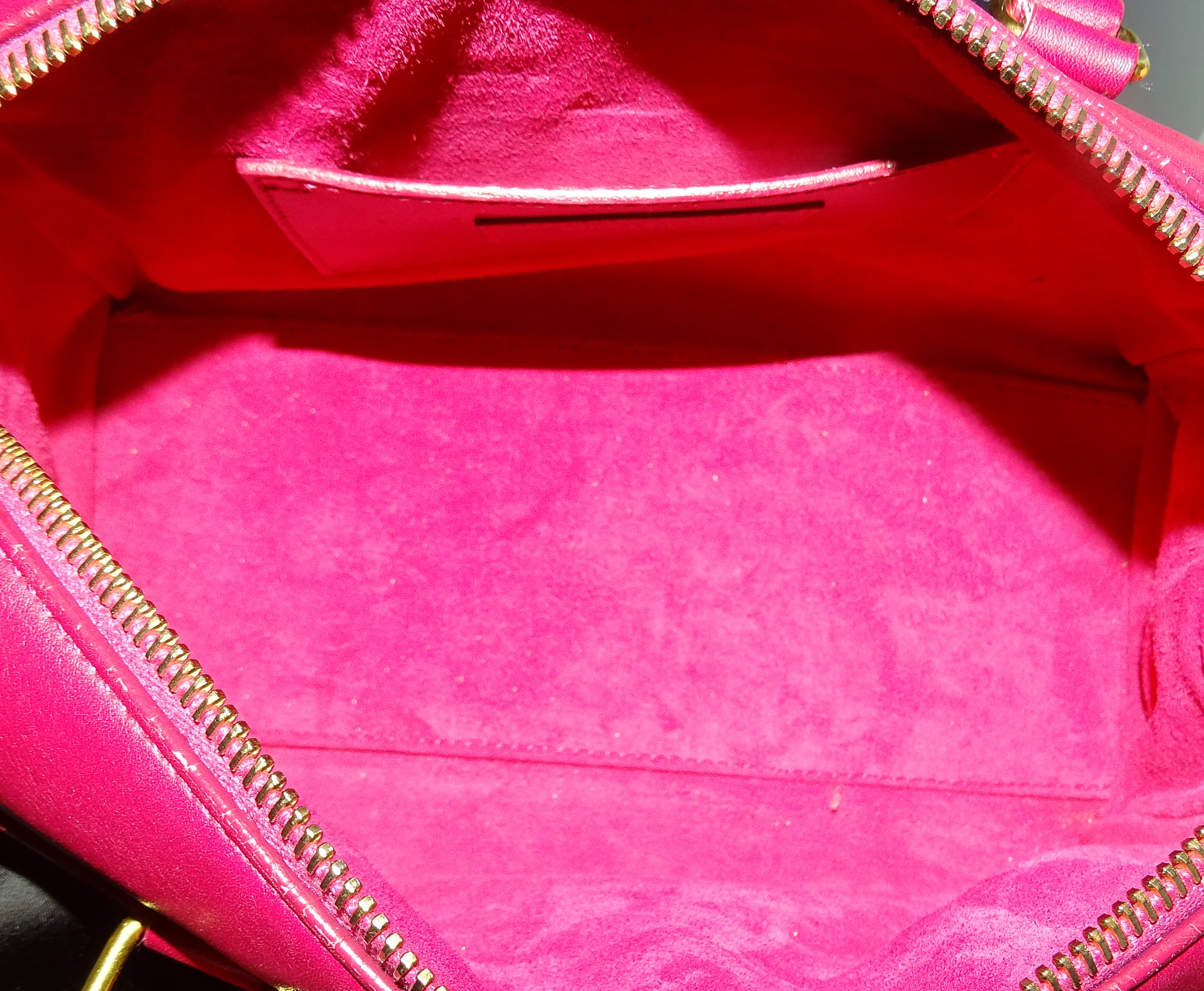 Saint Laurent Baby Duffel In Fuschia - Image 12