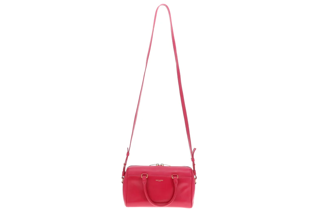 Saint Laurent Baby Duffel In Fuschia - Image 3