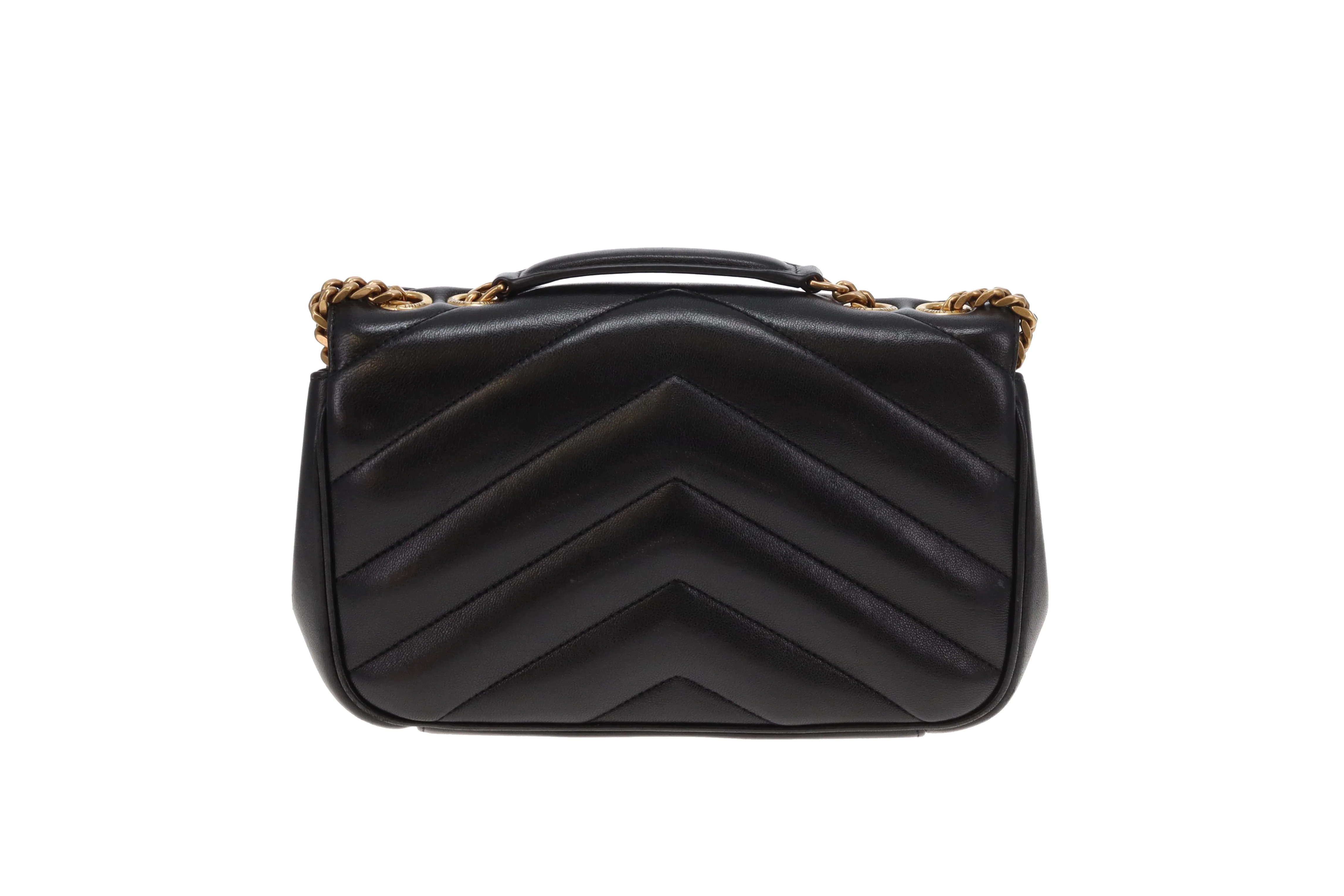 Saint Laurent Loulou (NM) Small Black Lambskin GHW 2025 - Image 7