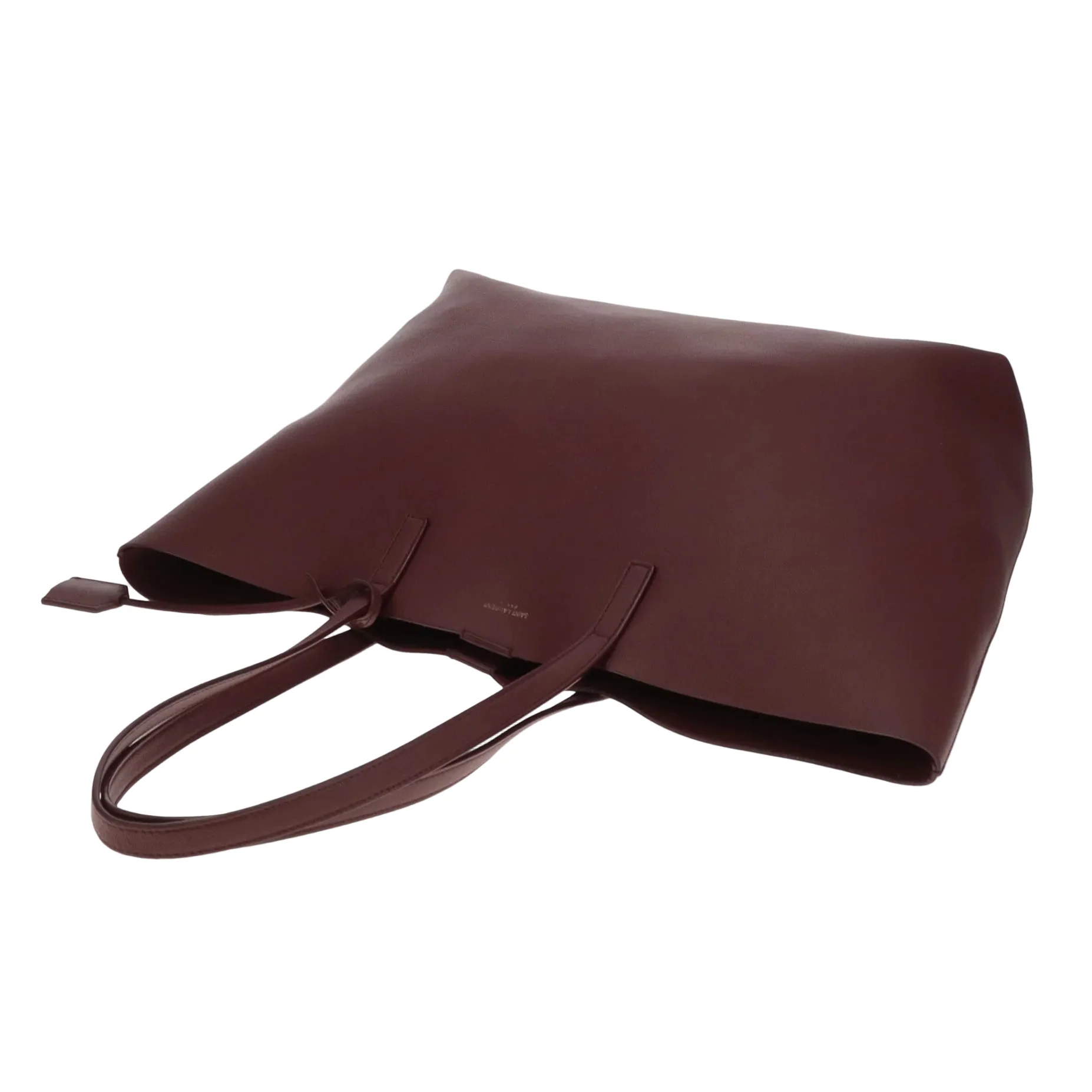 Saint Laurent Shopping Tote East West Burgundy 2020 - Image 12