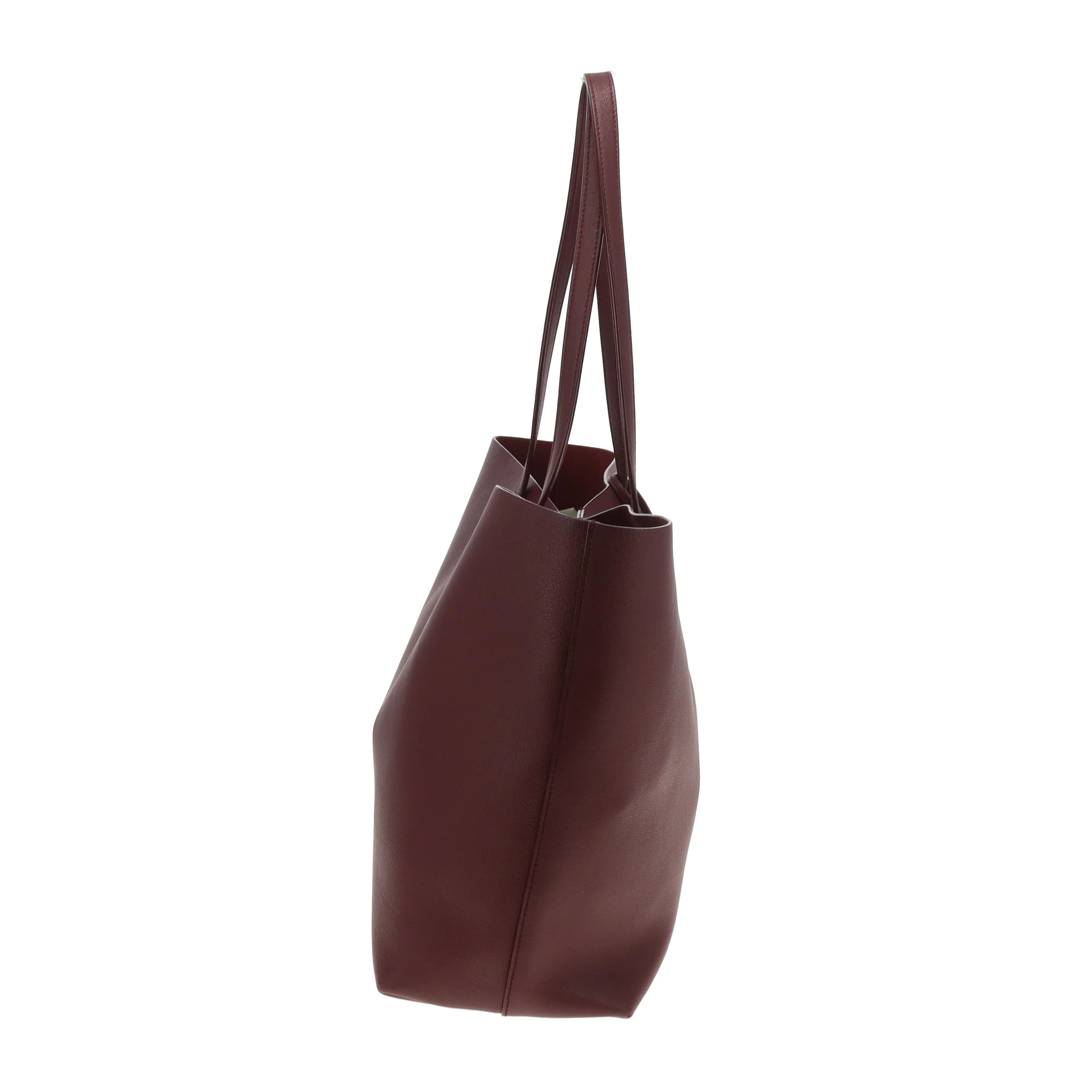 Saint Laurent Shopping Tote East West Burgundy 2020 - Image 5