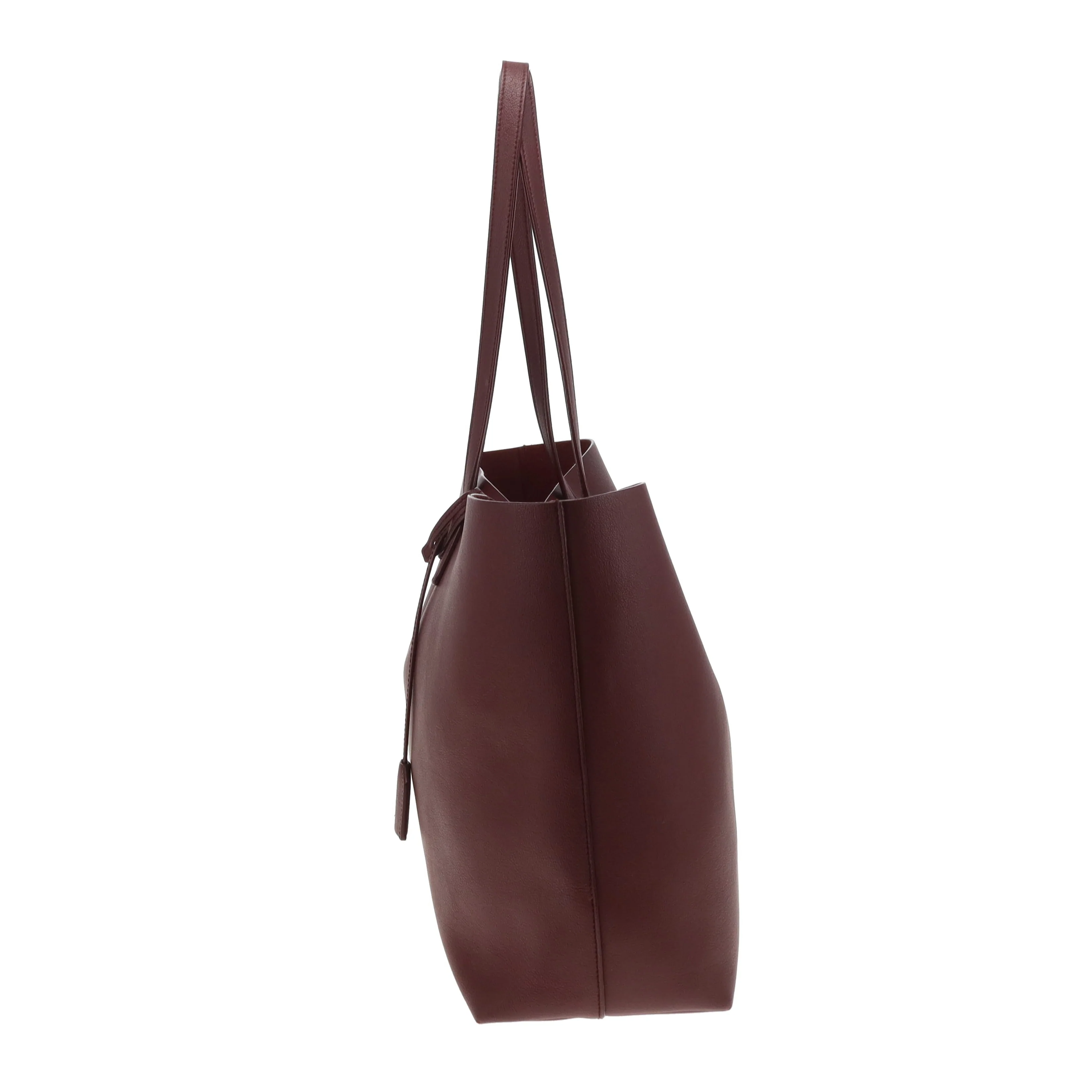 Saint Laurent Shopping Tote East West Burgundy 2020 - Image 7