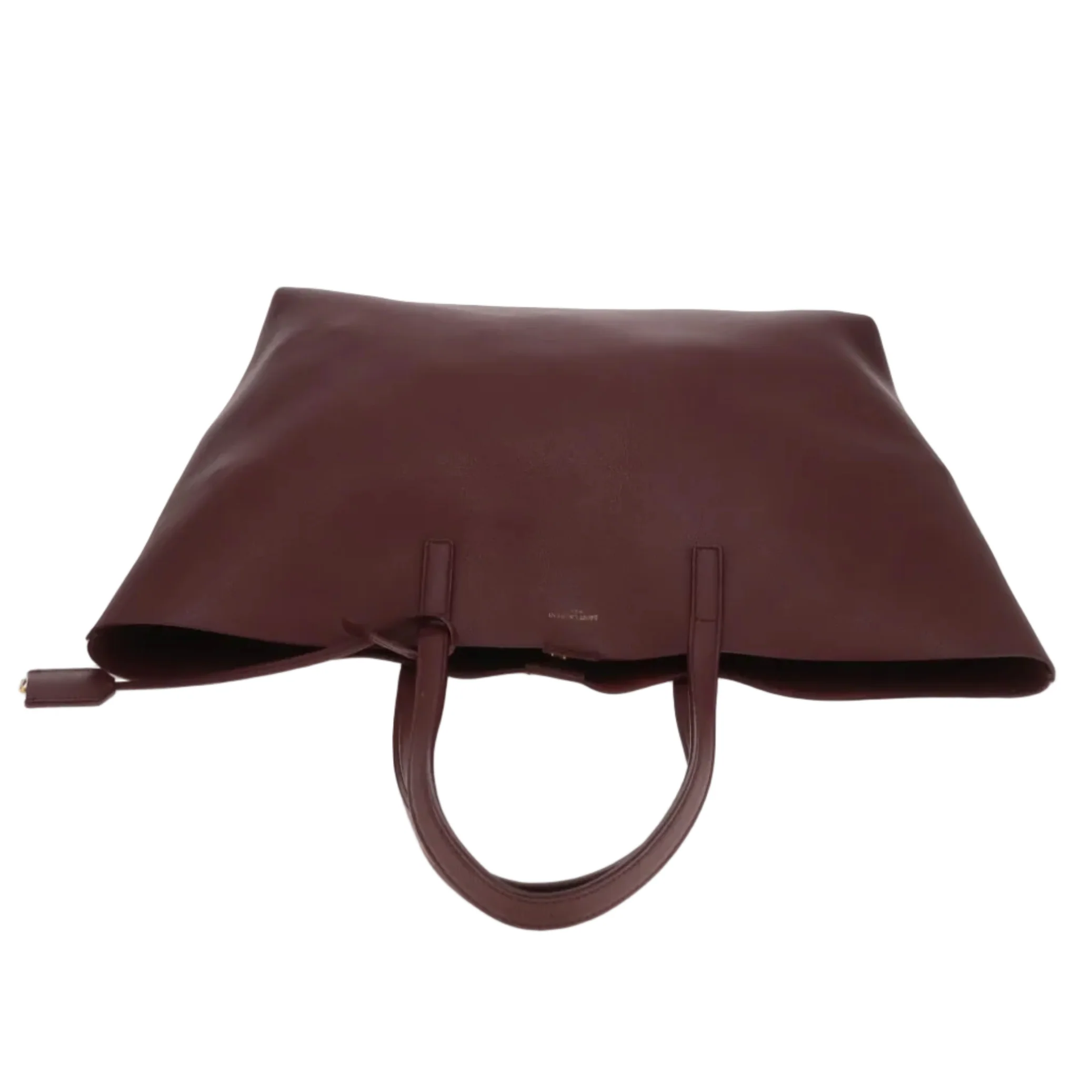 Saint Laurent Shopping Tote East West Burgundy 2020 - Image 8