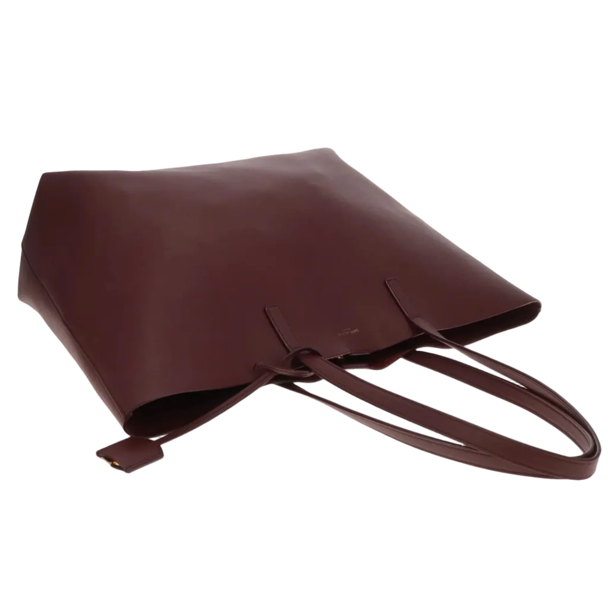 Saint Laurent Shopping Tote East West Burgundy 2020 - Image 9