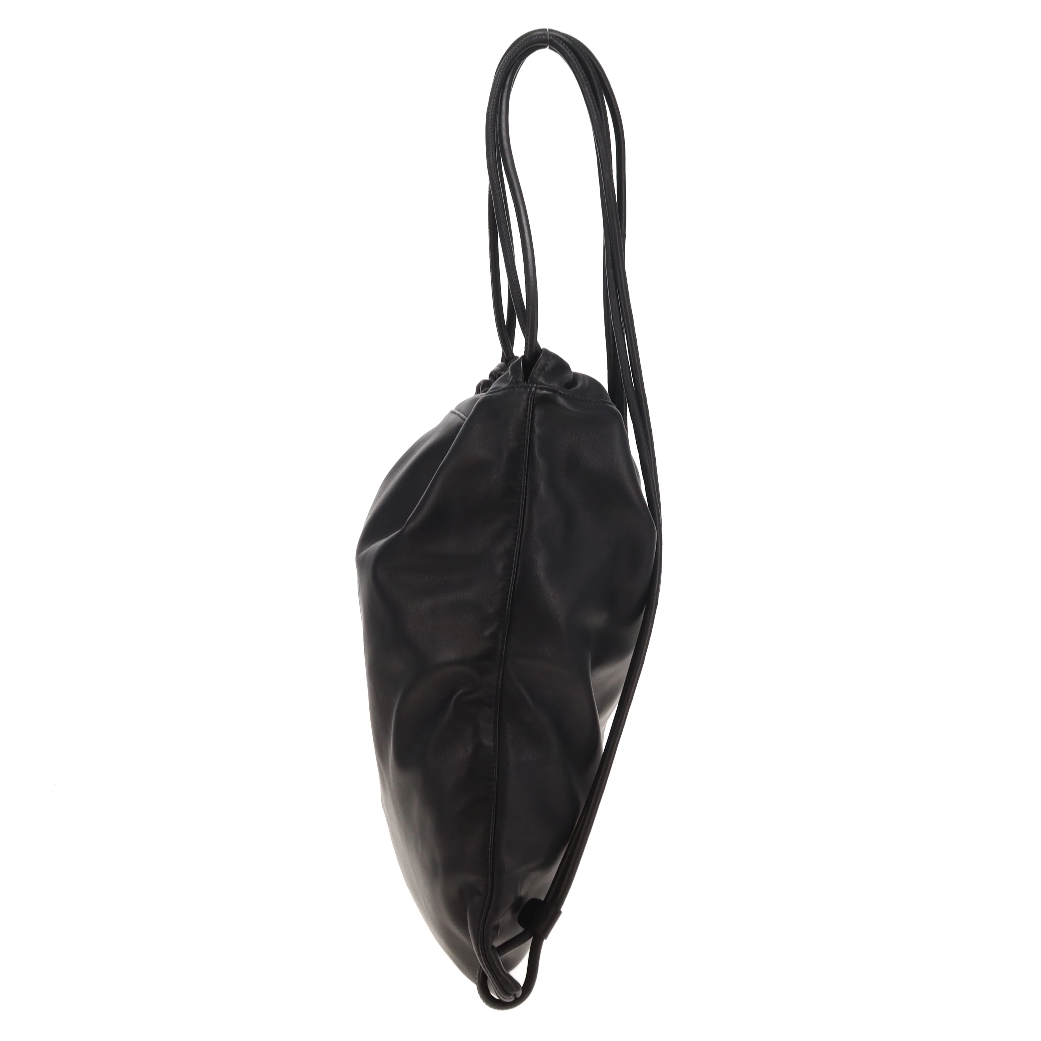 Saint Laurent Teddy Drawstring Backpack Black Leather 2019 - Image 6