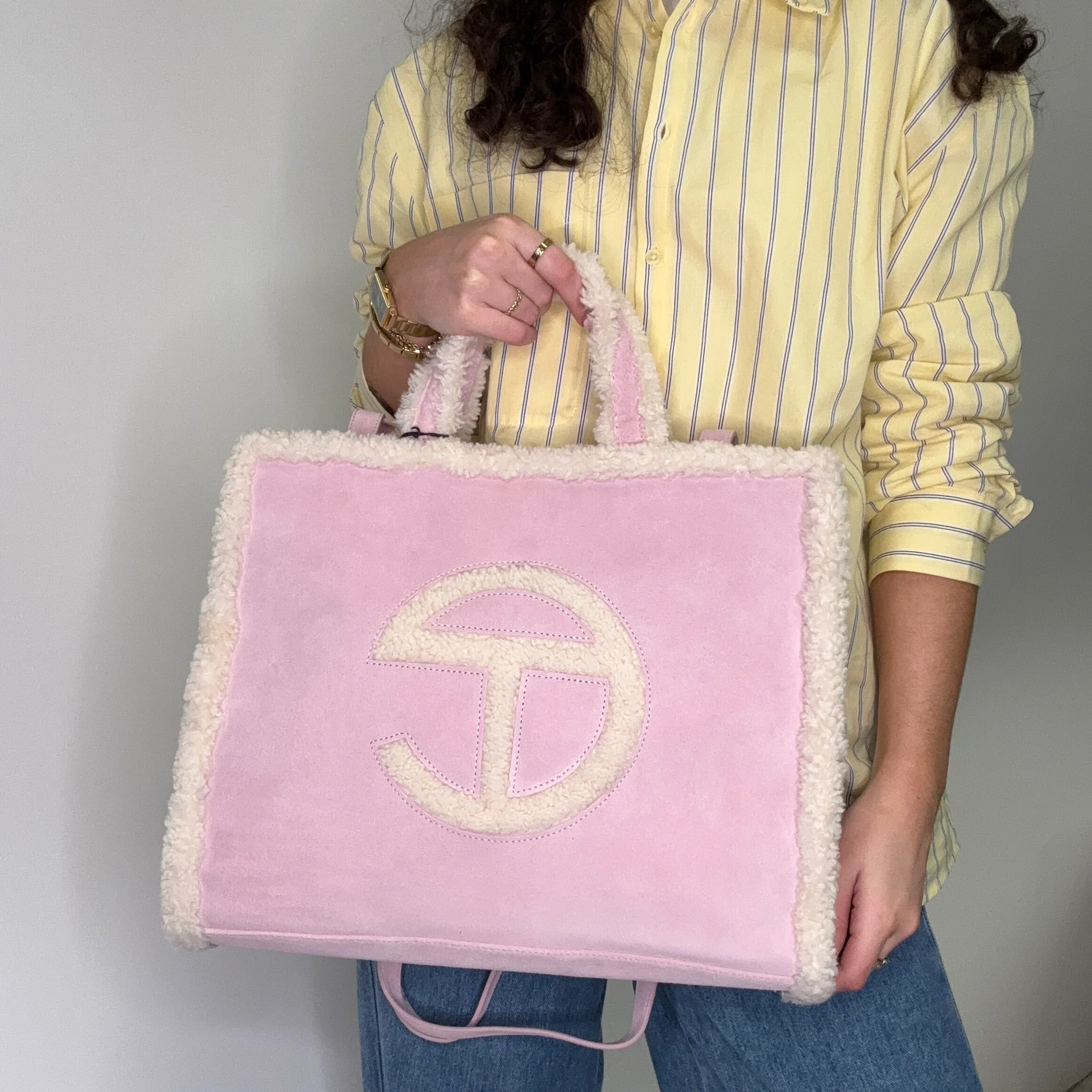 Telfar X UGG Medium Shopper Baby Pink - Image 2