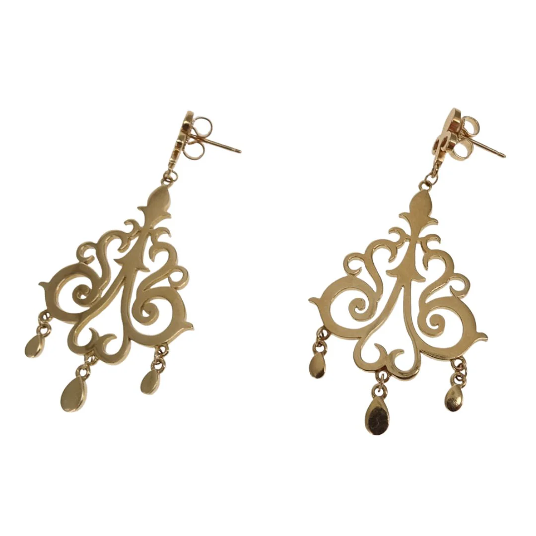 Tiffany & Co Enchant Chandelier Earrings 18k Gold - Image 3