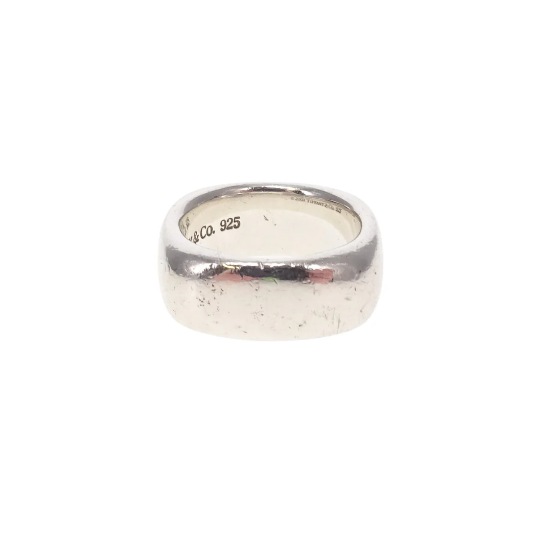 Tiffany & Co Square Ring Sterling Silver (size 52) - Image 2